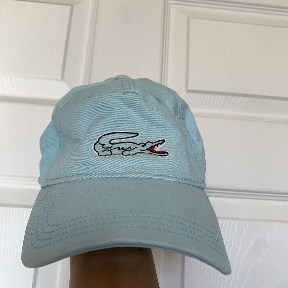 Lacoste Men's Strapback Baseball Cap Big Croc Hat